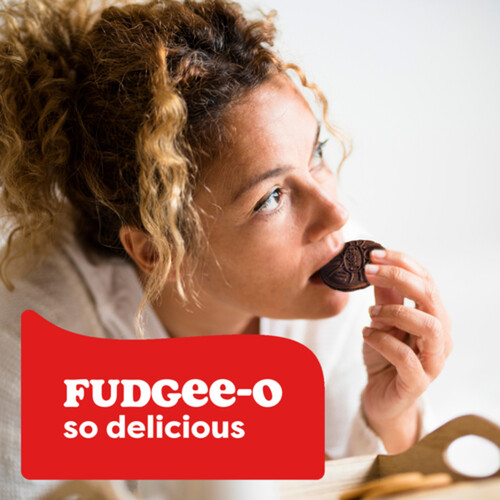 Fudgee-O Sandwich Cookies Chocolatey Creme Filled 303 g