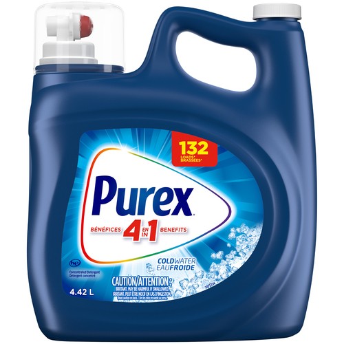 Purex 4 in 1 Concentrated Detergent Coldwater 132 Loads 4.42 L