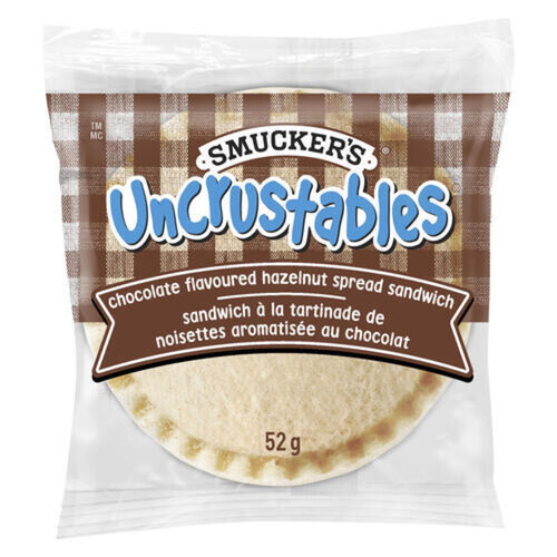 Smucker's Uncrustables Sandwich Chocolate Hazelnut 4 x 52 g (frozen)