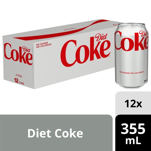 Diet Coke Soda Fridge Pack 12 x 355 ml (cans)