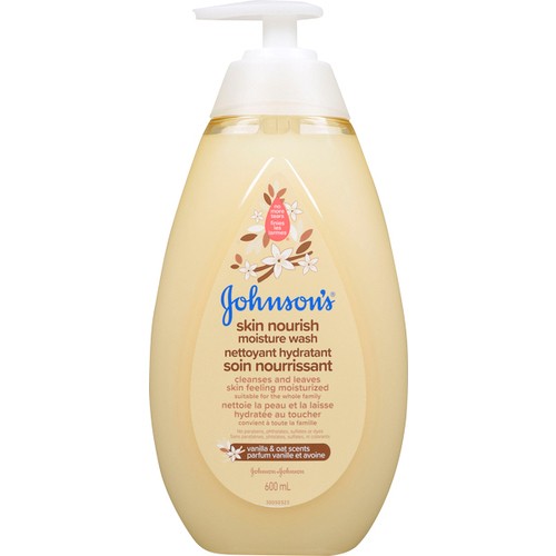 Johnson's Baby Wash Vanilla Oatmeal 600 ml