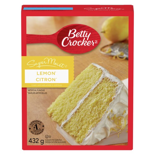 Betty Crocker Cake Mix Super Moist Lemon 432 g