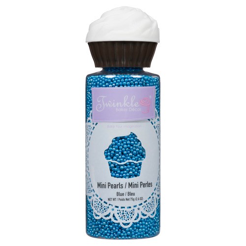 Twinkle Mini Pearls Beads Blue 80 g
