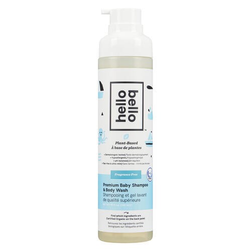 Hello Bello Premium Baby Shampoo And Body Wash Fragrance Free 296 ml