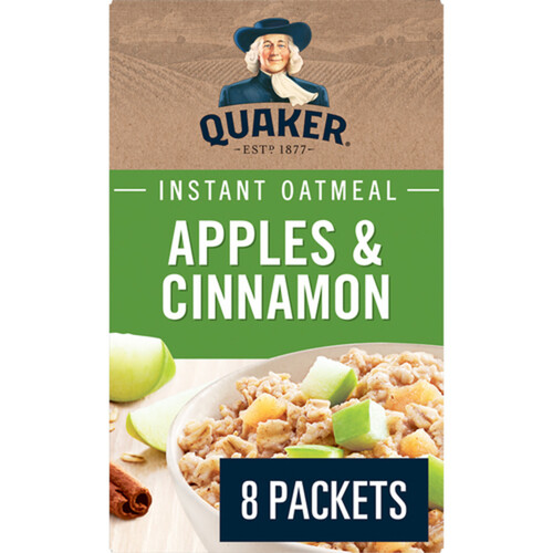 Quaker Instant Oatmeal Apples & Cinnamon 264 g