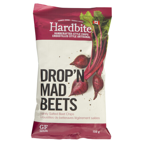 Hardbite Gluten-Free Vegetable Chips Drop'N Mad Beet 150 g