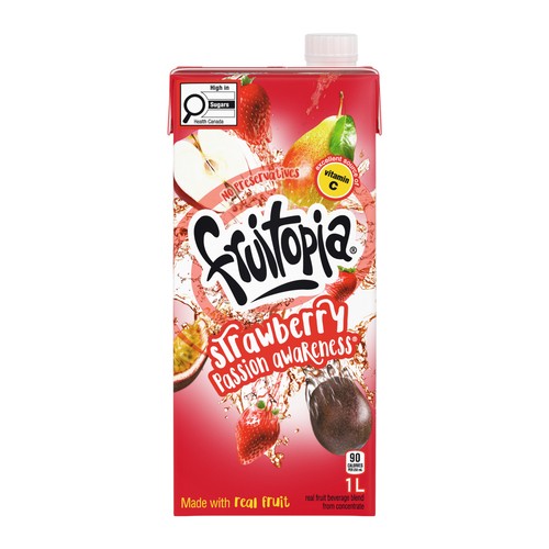 Fruitopia Juice Strawberry Passion Awareness 1 L  (carton)