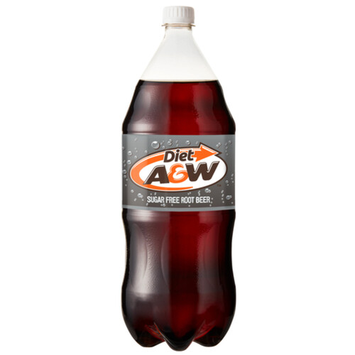A&W Soft Drink Diet Root Beer 2 L  (bottle)