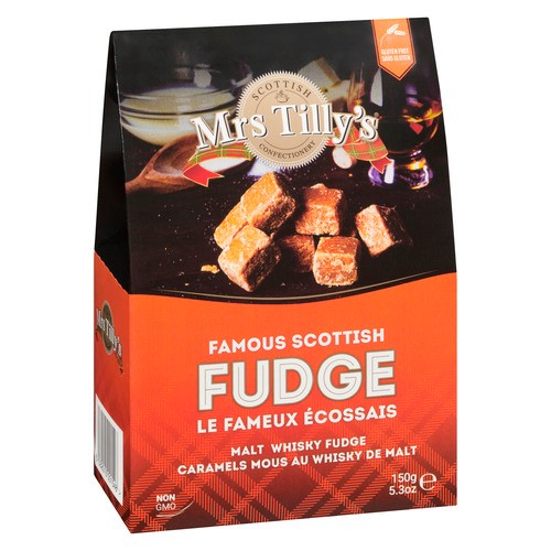 Mrs Tilly's Famous Scottish Fudge Malt Whisky 150 g