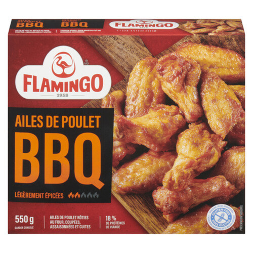 Flamingo Gluten-Free Frozen Chicken Wings BBQ 550 g