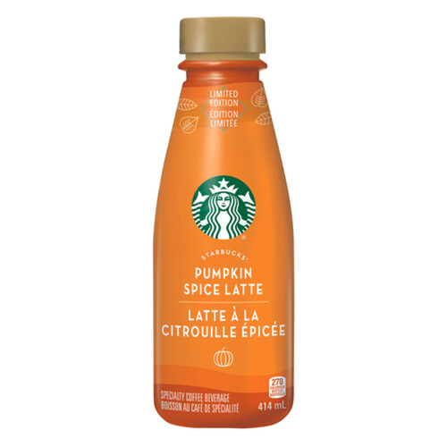 Starbucks Latte Pumpkin Spice 414 ml (bottle)