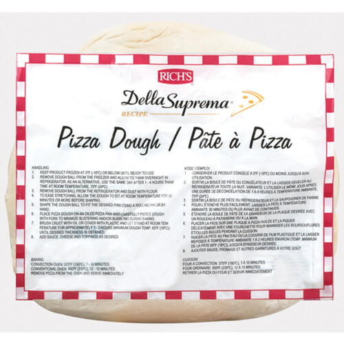 Rich's Pizza Dough Ball With Bag 737 g (frozen)