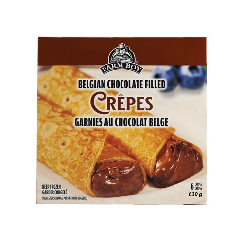 Farm Boy Frozen Crepes Belgian Chocolate Filled 630 g