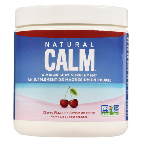 Natural Calm Magnesium Supplement Cherry 226 g