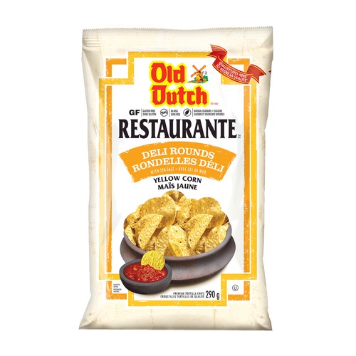 Old Dutch Restaurante Tortilla Chips Deli Rounds 290 g