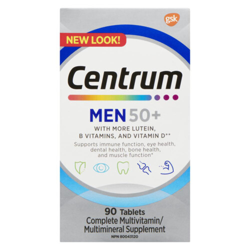 Centrum Complete Multivitamin Supplement Men 50+ 90 Count