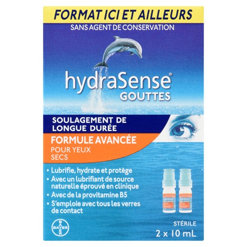 HydraSense Advanced Eye Drops 2 x 10 ml