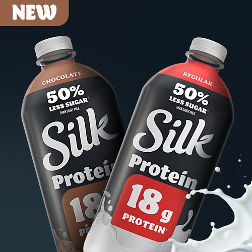 Silk Protein Lactose-Free Soy Beverage Chocolate 1.42 L
