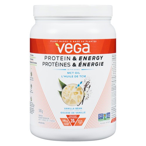 Vega Plant Based Protein & Energy Vanilla Bean 510 g