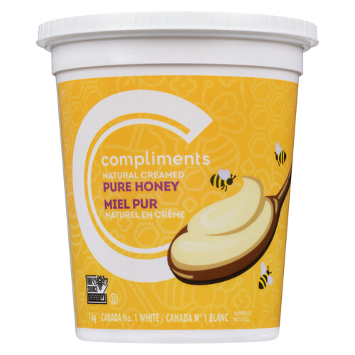 Compliments Pure Naturally Creamed Honey 1 kg