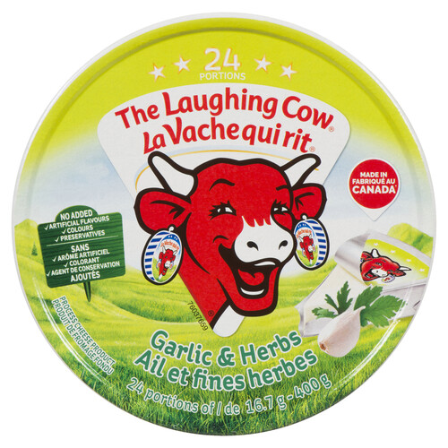The Laughing Cow Cheese Garlic & Herbs 400 g