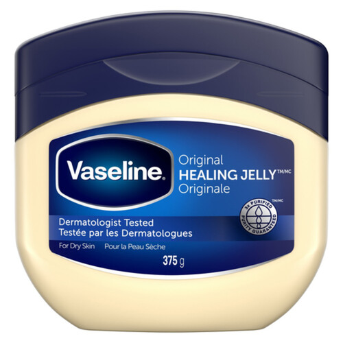 Vaseline Healing Jelly Moisturizer For Dry Skin Original 375 g