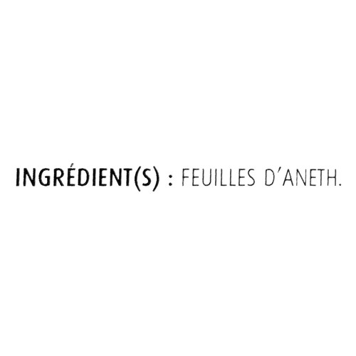 Les Aliments G. Dion Gluten-Free Spice Dill Weed 9 g