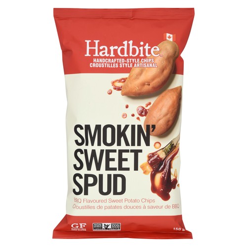 Hard Bites Gluten-Free Sweet Potato Chips BBQ 150 g