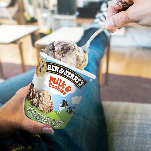 Ben & Jerry's Ice Cream Milk & Cookies 473 ml