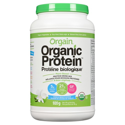 Orgain Organic Plant Based Protein Powder Vanilla 920 g 