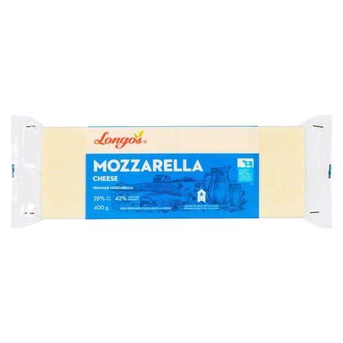 Longo's Block Cheese Mozzarella 400 g