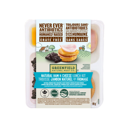 Greenfield Natural Meat Lunch Kit Natural Ham & Cheese 81 g