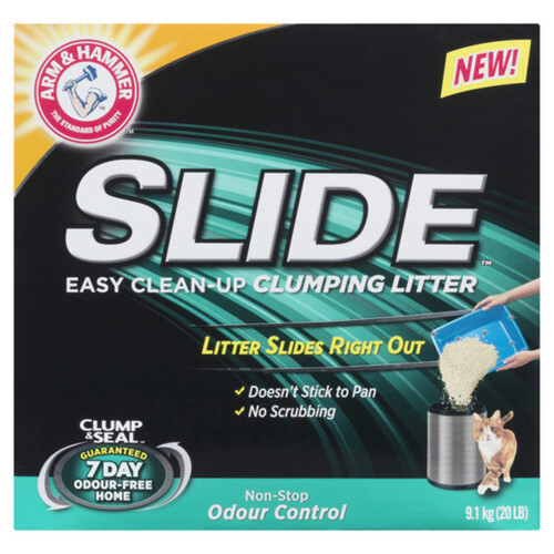 Arm Hammer Slide Cat Litter Non Stop Odour Control 9.1 kg Voila Online Groceries Offers