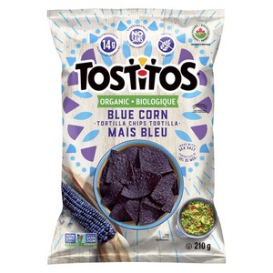Tostitos Chips de tortilla bio au maïs bleu 210 g