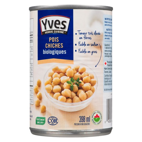 Yves Veggie Cuisine Organic Chick Peas 398 ml