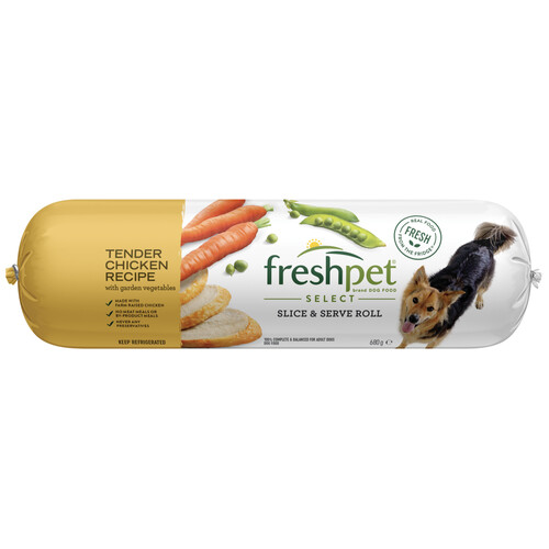 Freshpet  Adult Dog Food Chicken Vegetable & Rice 680 g