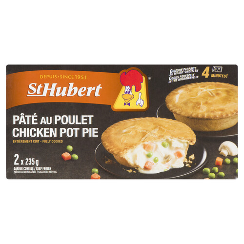 St-Hubert Frozen Chicken Pot Pie 2 x 235 g