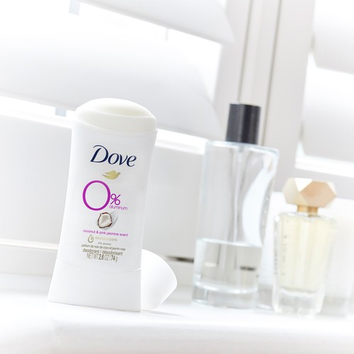 Dove 0% Aluminum Deodorant Coconut & Pink Jasmine For Smooth Underarms 74 g