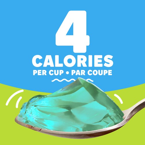 Jell-O Sugar-Free Gel Snacks Lemon Lime 356 g