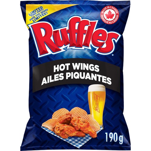 Ruffles Potato Chips Hot Wings 190 g