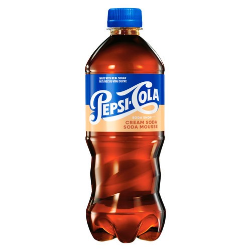Pepsi-Cola Soda Shop Cola Cream Soda 591 ml (bottle)