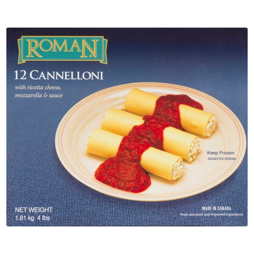 Roman Frozen Cheese Cannelloni 1.181 kg