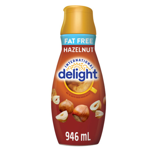 International Delight Fat-Free Coffee Creamer Hazelnut 946 ml