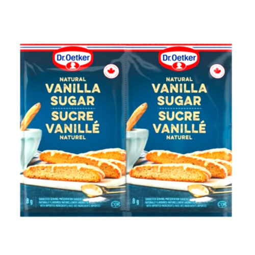 Dr. Oetker Sugar Vanilla Natural 6 x 8 g