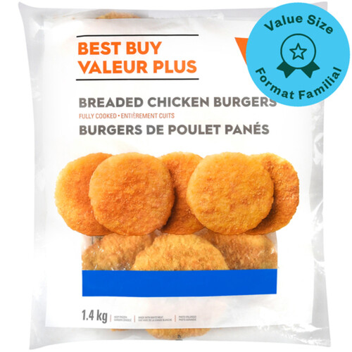 Best Buy Frozen Chicken Burgers Breaded 1.4 kg