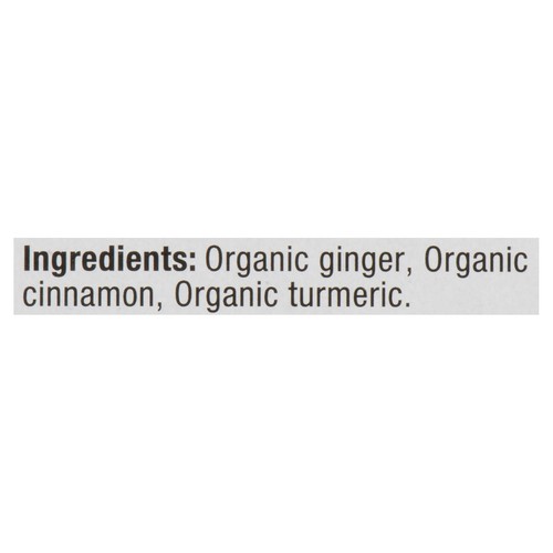 Celestial Seasonings Organic Tea Ginger Turmeric 18 Tea Bags 26 g