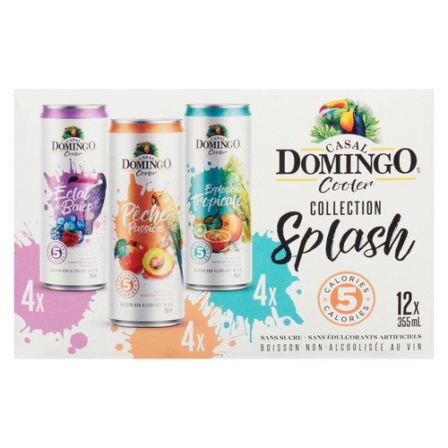 Casal Domingo Cooler Splash Pac 0% Alcohol  12 x 355 ml