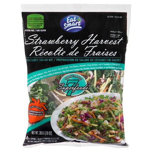 Eat Smart Gluten-Free Salad Kit Strawberry Harvest Mix 283 g