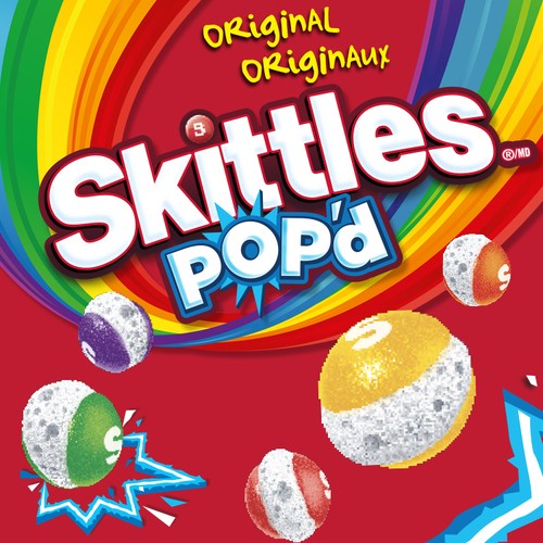 Skittles Pop'd Freeze Dried Candy Original 155 g
