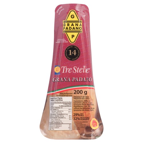 Tre Stelle Cheese Grana Padano 200 g